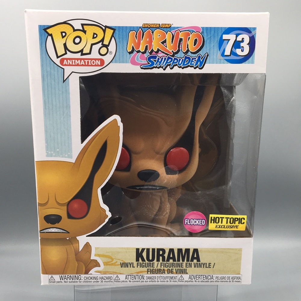 73 Naruto Kurama Flocked Exclusive Funko Pop